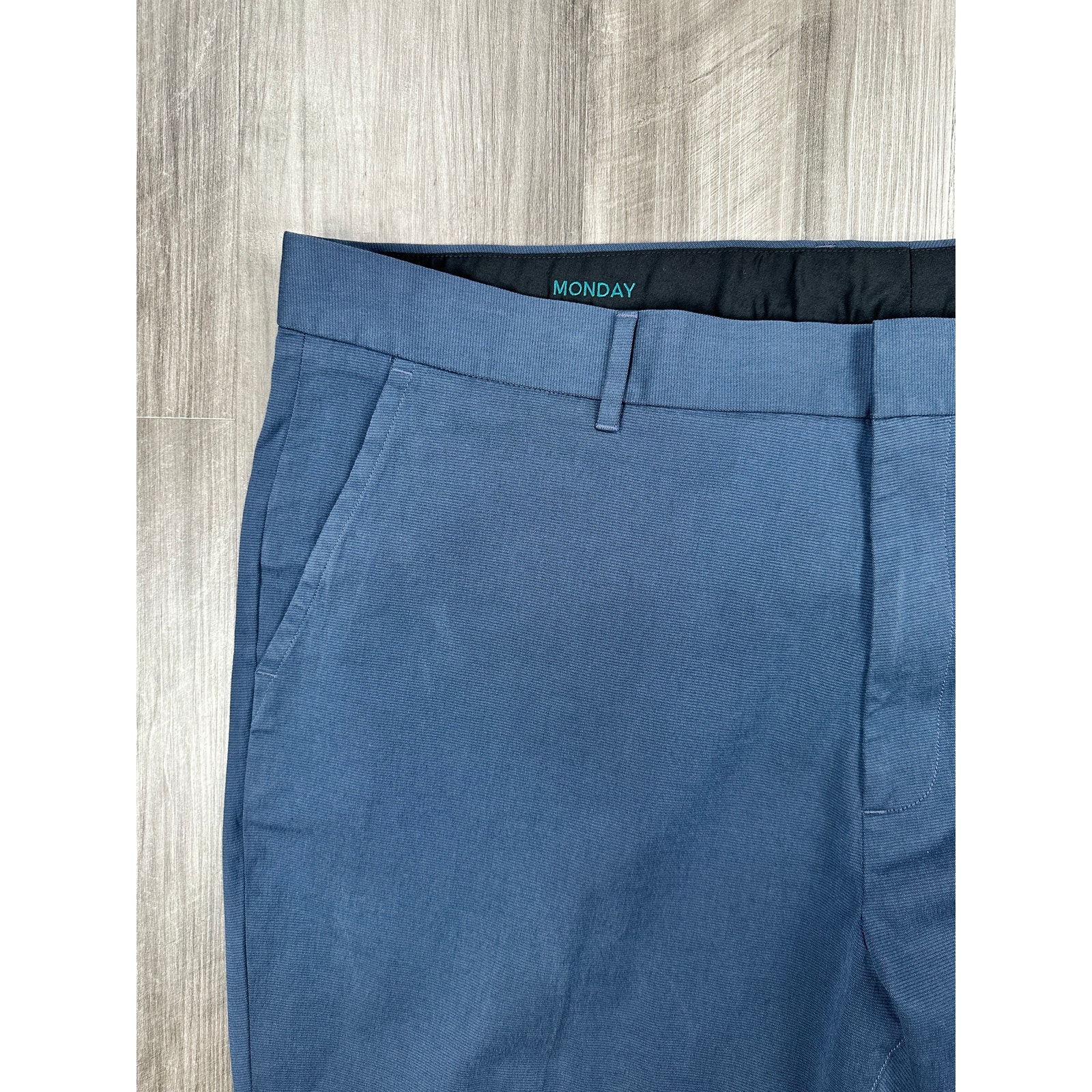 Bonobos Weekday Warrior Monday Slim Chino Dress Pants Navy Nwot Size 46x32 — image 5 of 8